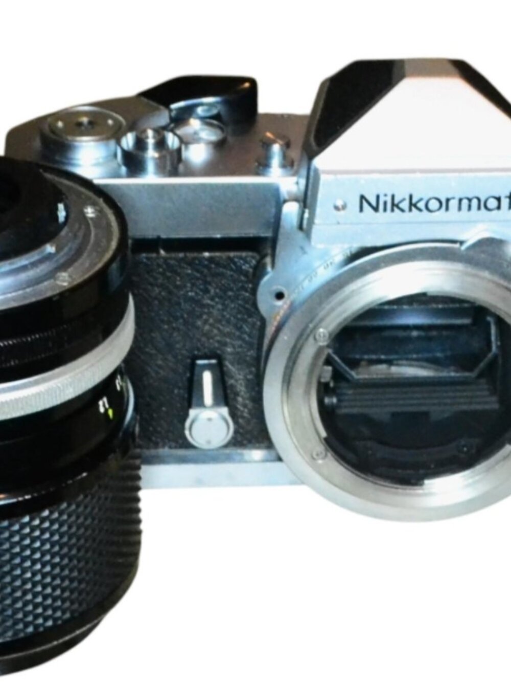 Vintage Nikkormat N 35mm SLR Camera with Nikkor 43-86mm Zoom Lens & Case - Picture 4 of 6